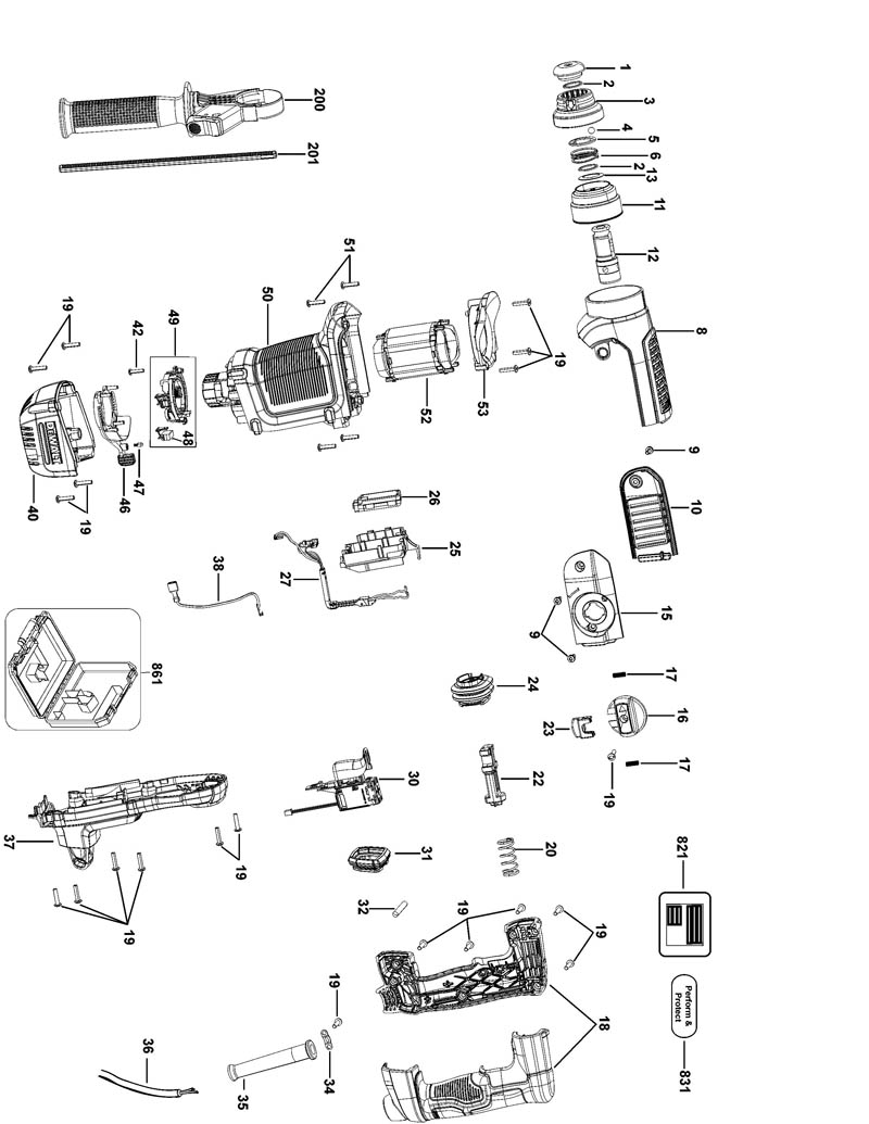 Схема подключения болгарки dewalt