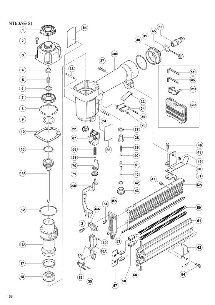 Ordering Instructions: porter cable parts diagram 