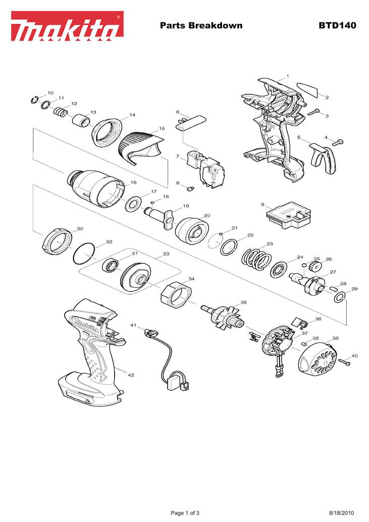 Ordering Instructions: porter cable parts diagram 